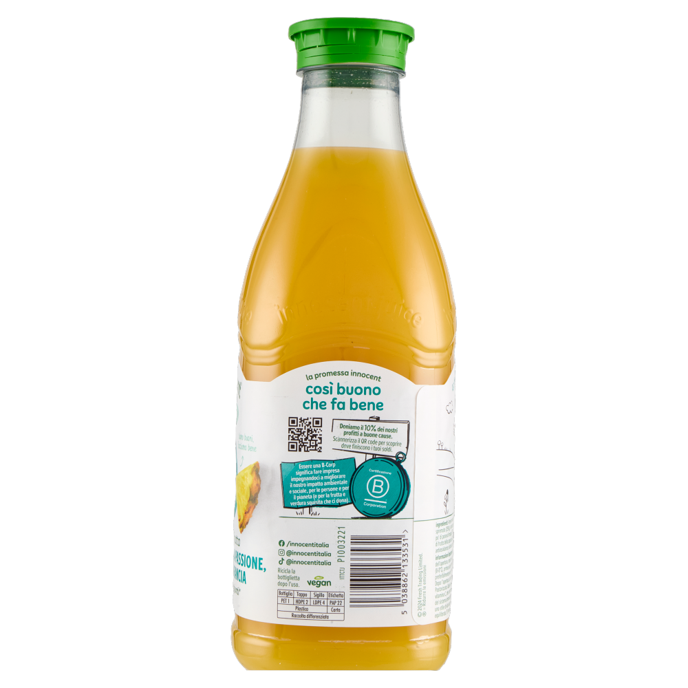 innocent puro succo di frutta Ananas, Frutto della Passione, Mela, Mango e Arancia 900 ml