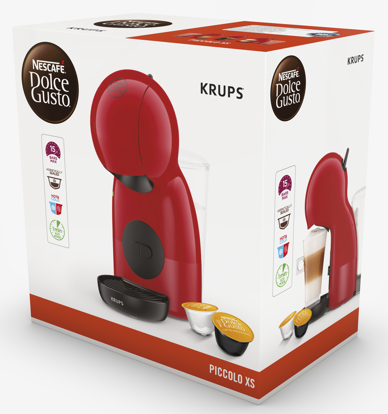 Krups Piccolo XS Nescafé Dolce Gusto KP1A0510 Espresso e Altre Bevande