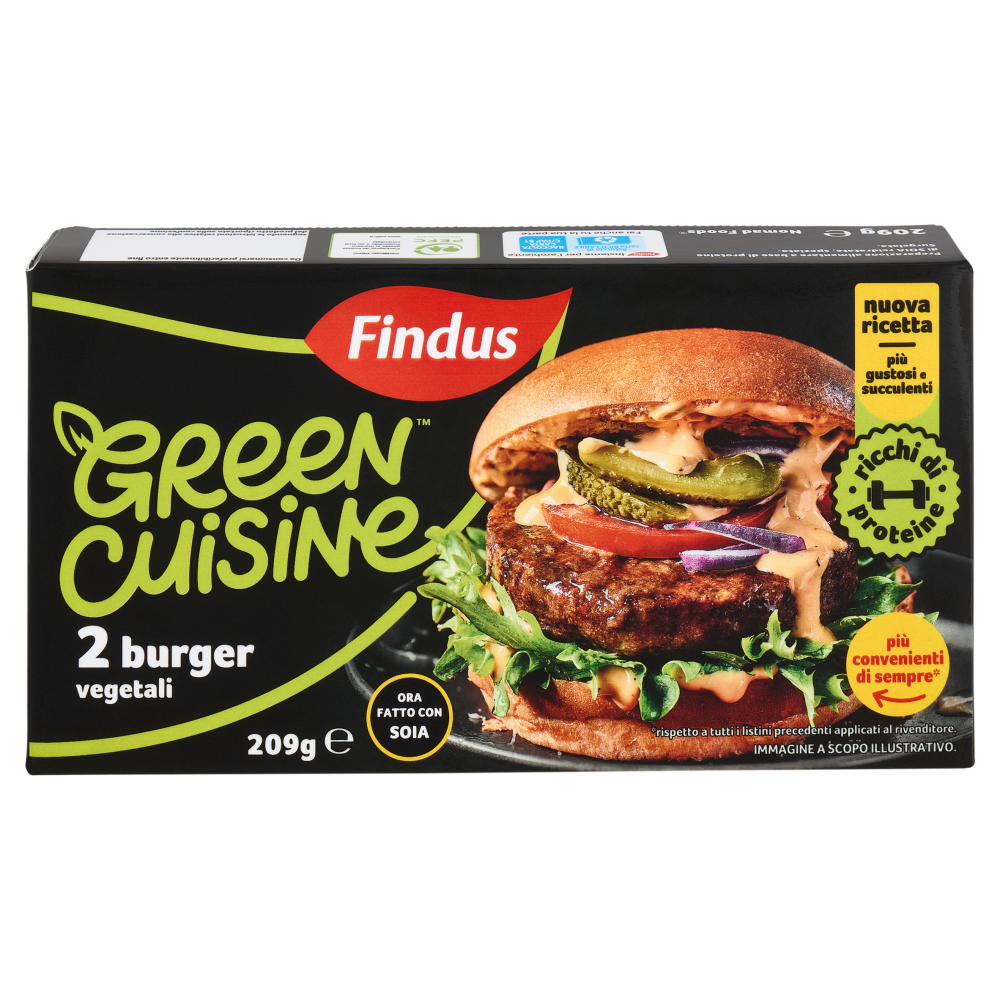 Findus Green Cuisine 2 Burger Vegetali 209 g