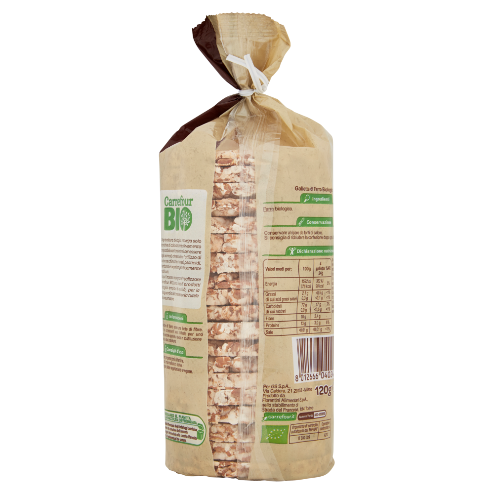 Carrefour Bio Gallette di Farro 120 g