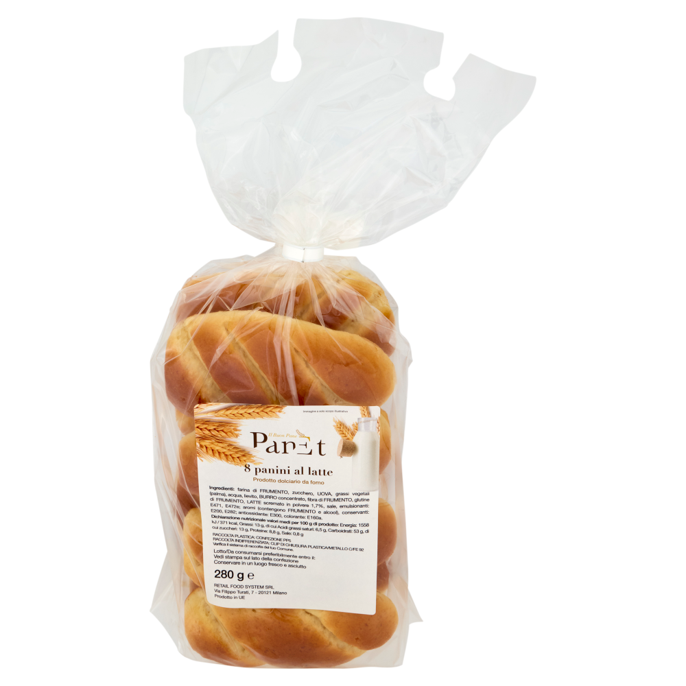 PanEt 8 panini al latte 280 g