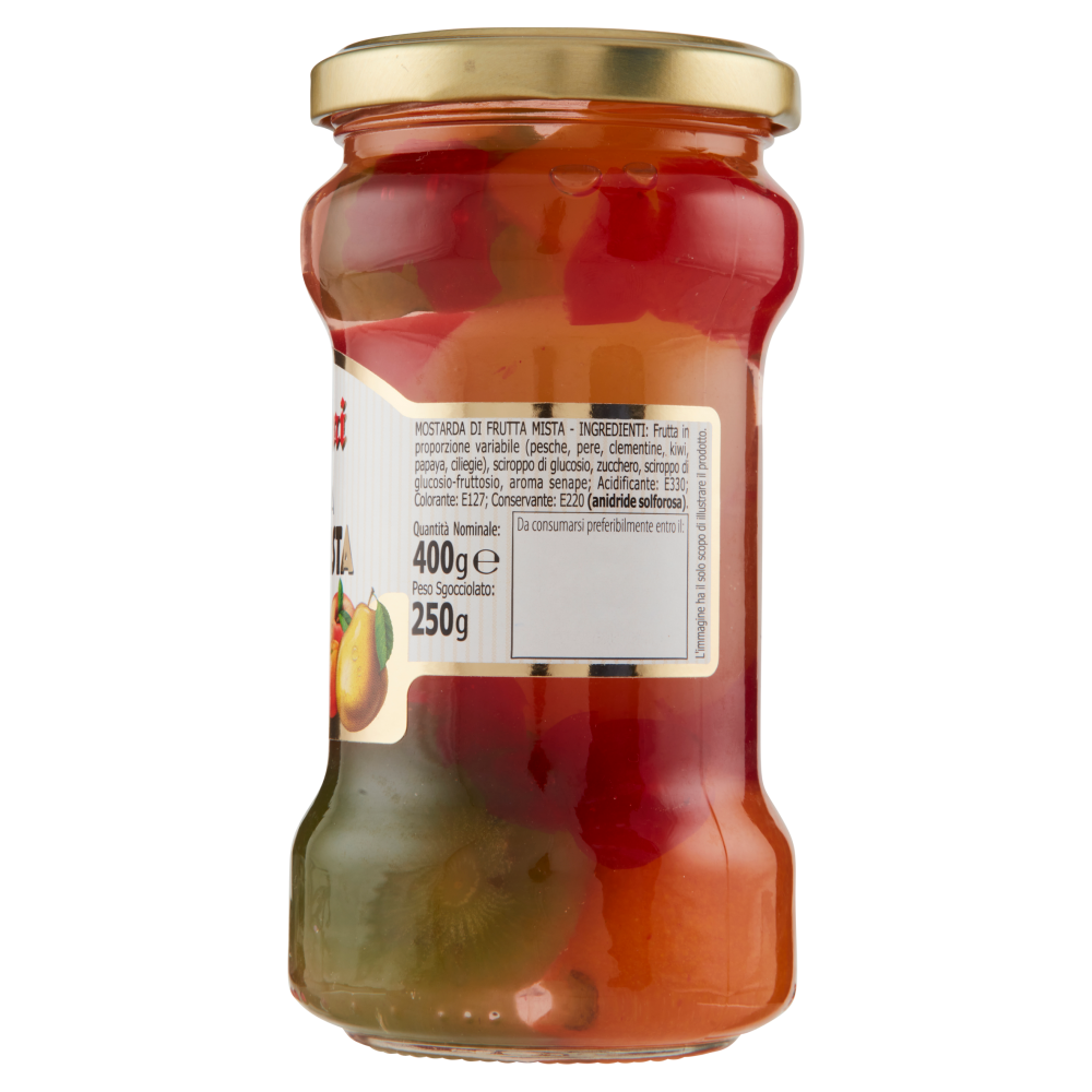 Vergani Mostarda Frutta Mista di Cremona 400 g
