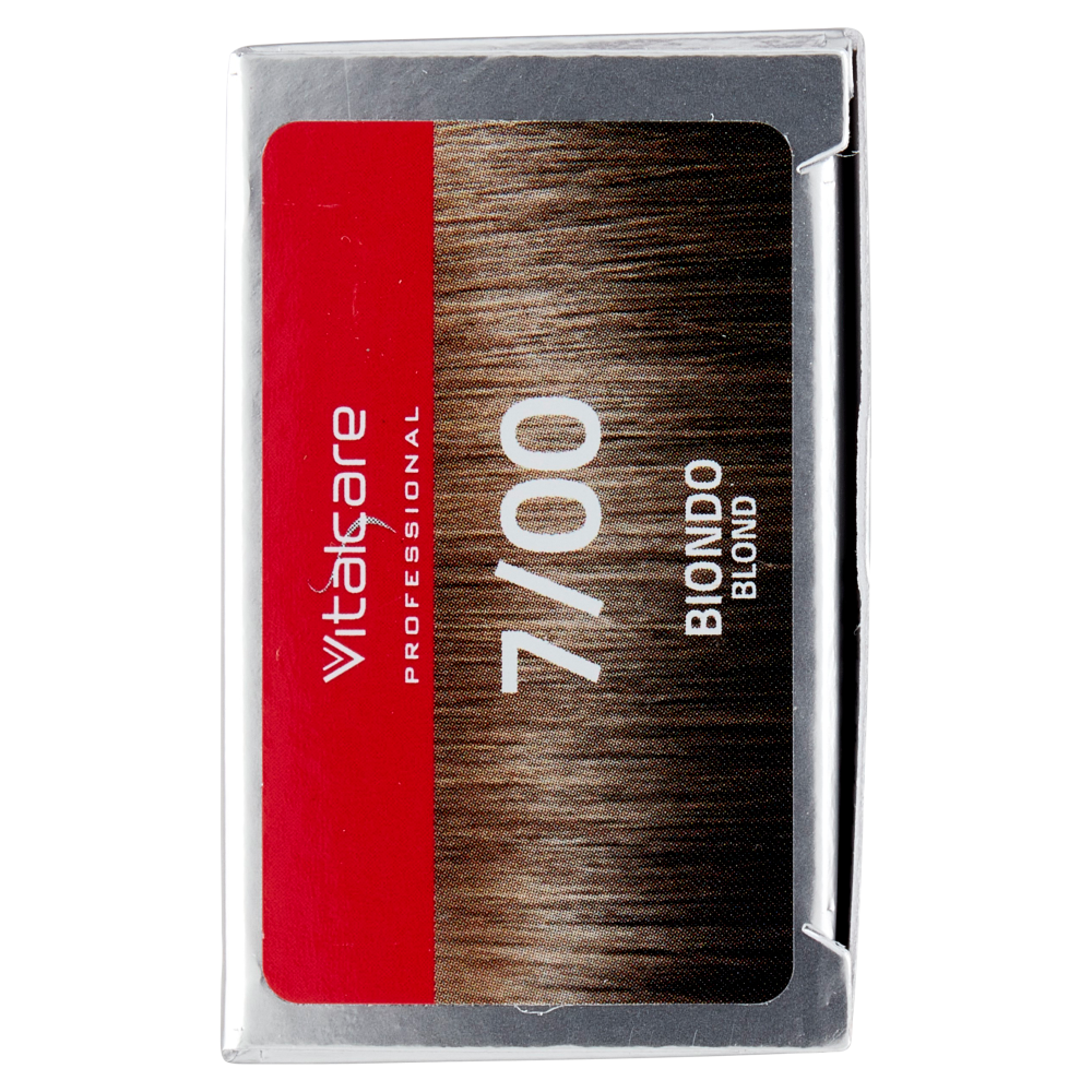 Vitalcare Professional Crema Colorante Capelli Permanente 7/00 Biondo 100 ml