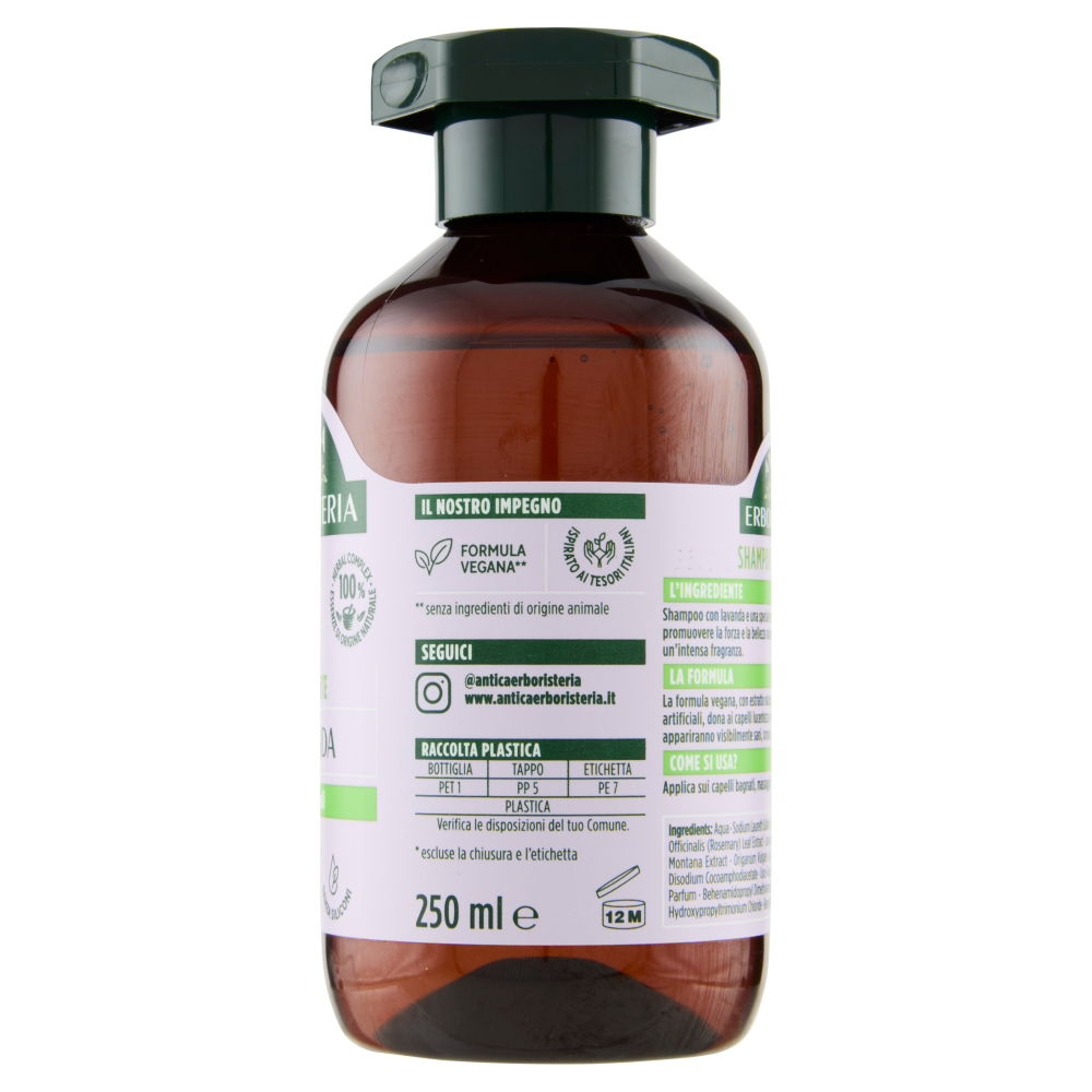 Antica Erboristeria Shampoo Illuminante Lavanda Capelli normali 250 ml