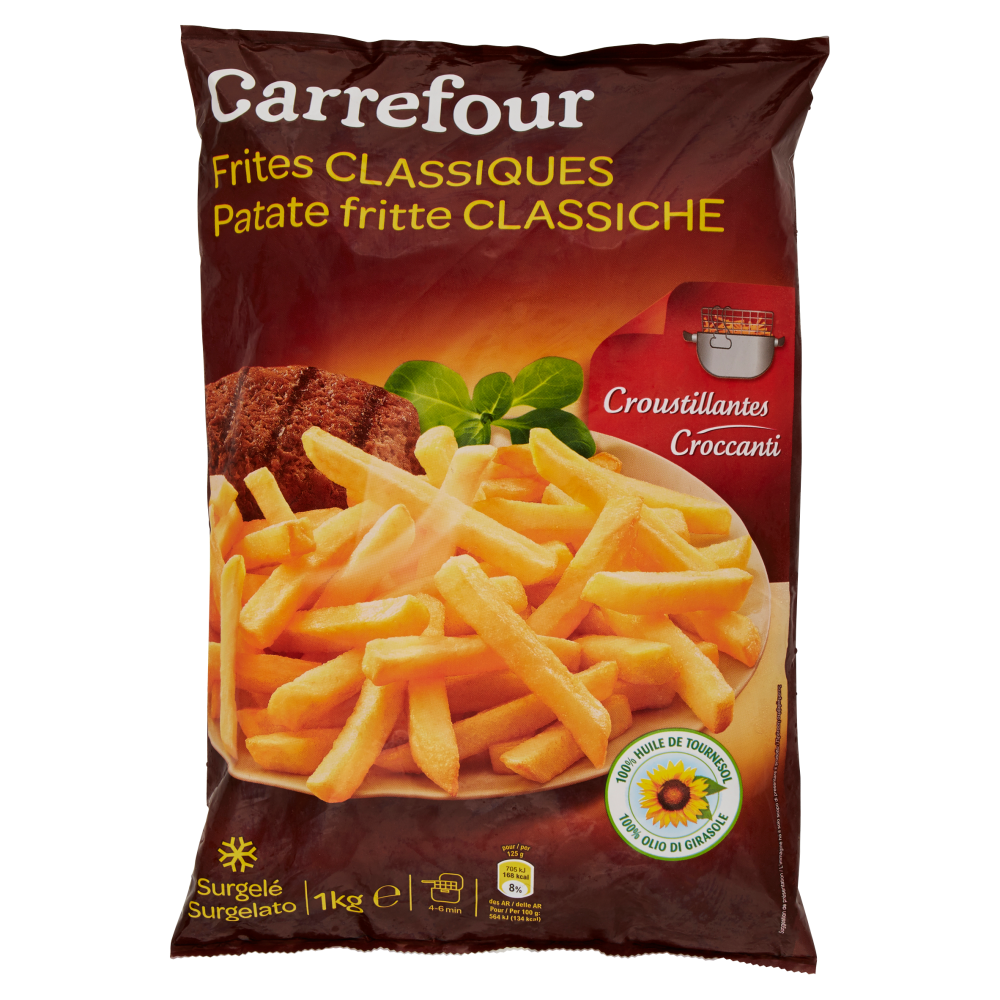 Carrefour Patate fritte Classiche Surgelato 1 kg