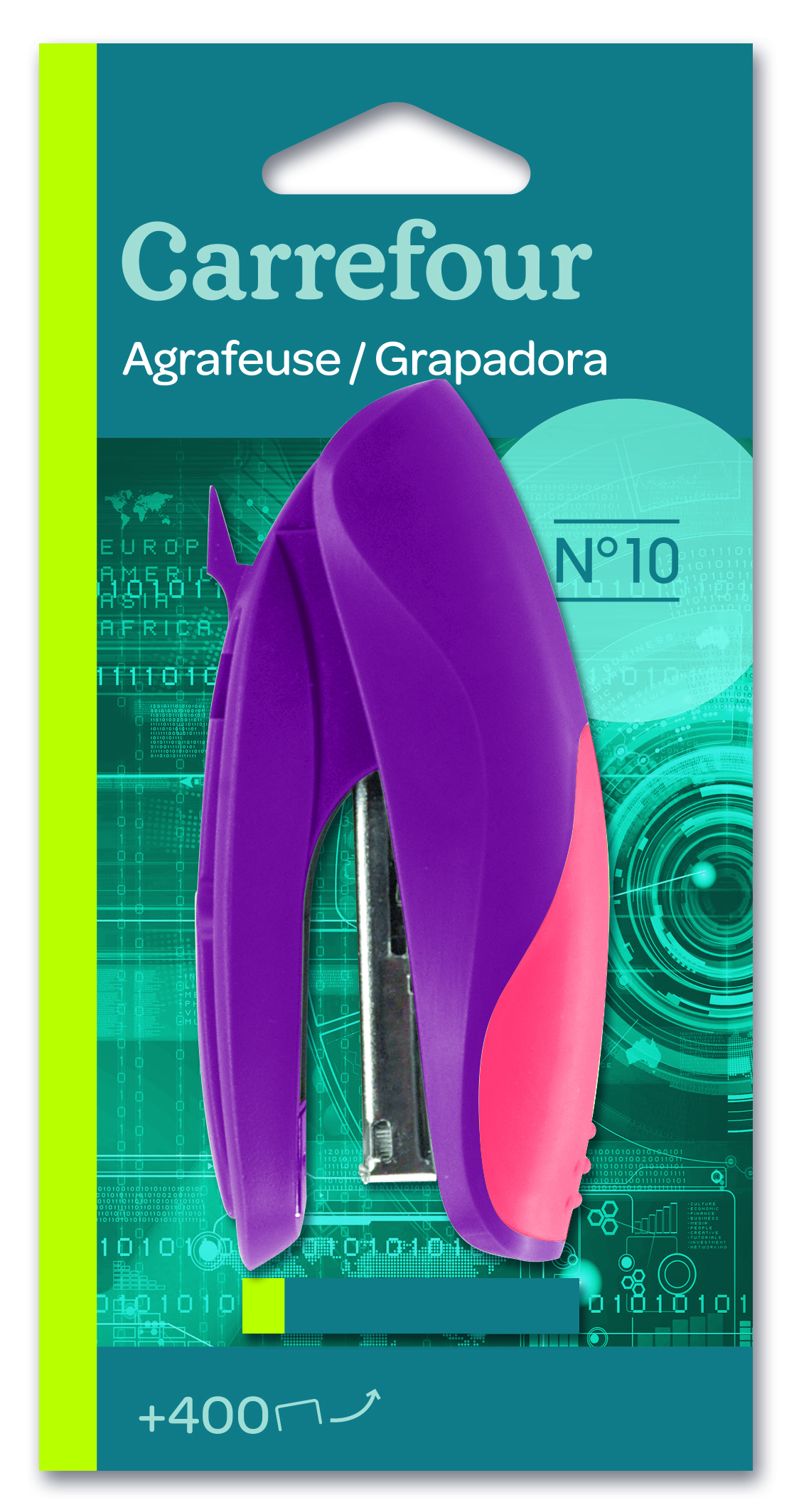 Carrefour Agganciatrice colori assortiti