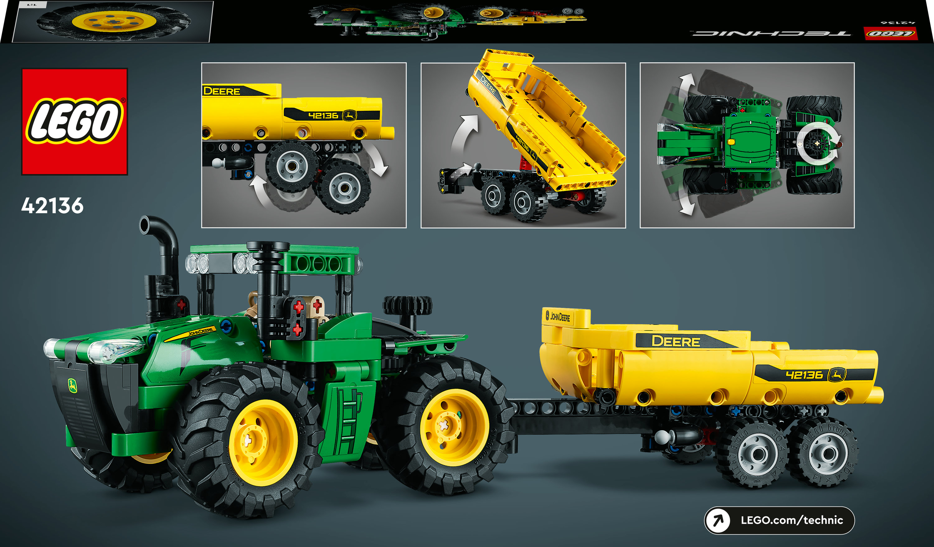 LEGO Technic John Deere 9620R 4WD Tractor