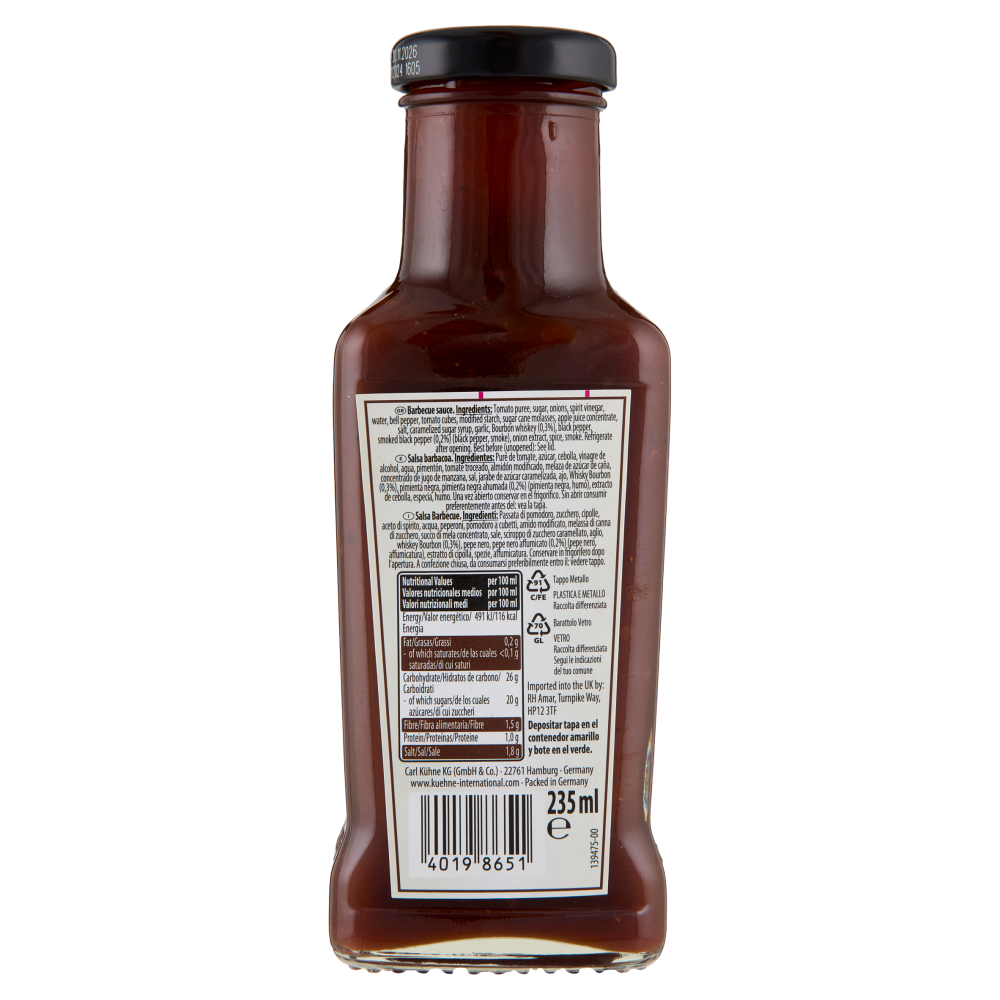 Kühne Made for Meat Smoked Pepper BBQ 235 ml