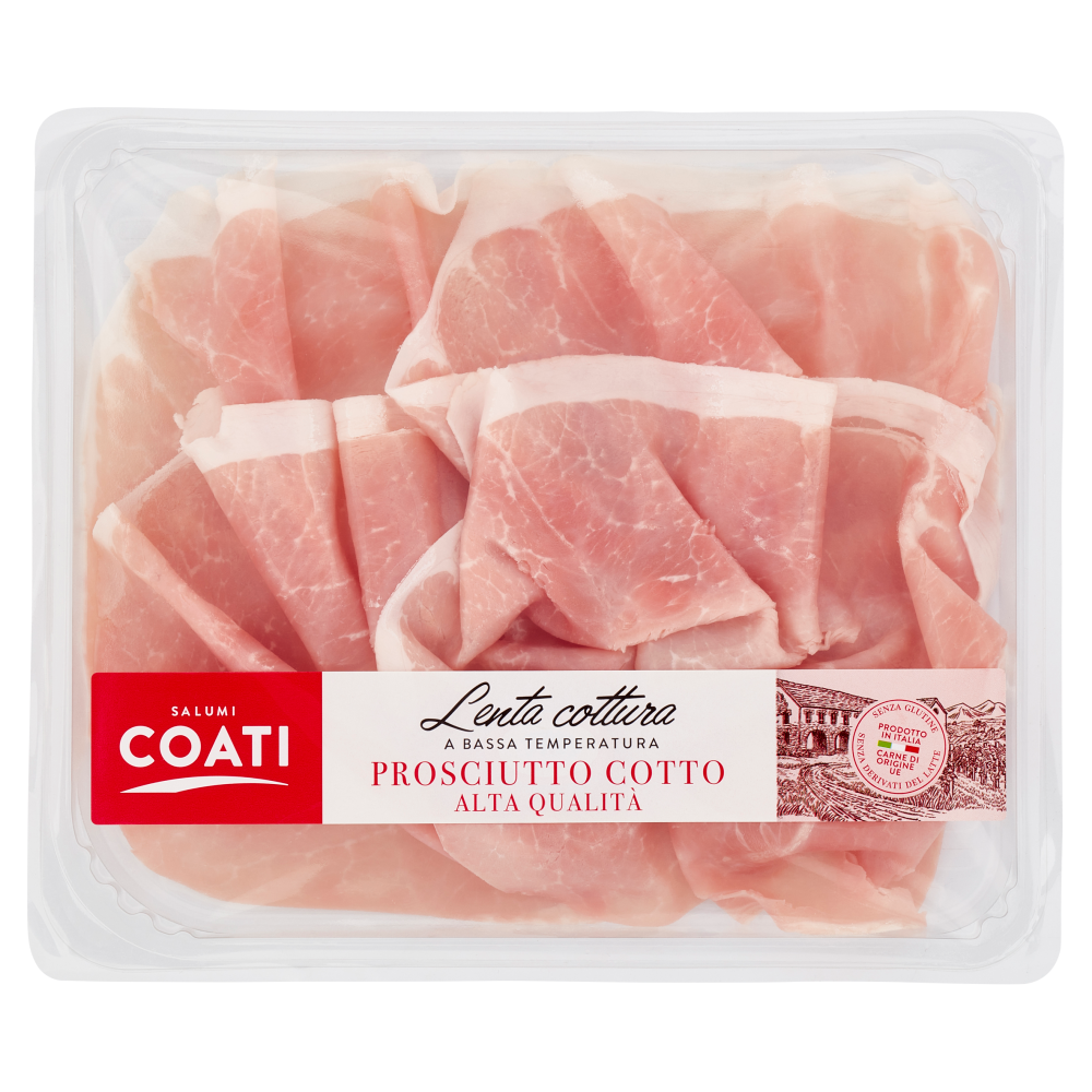 Salumi Coati Prosciutto Cotto Alta Qualità 120 g