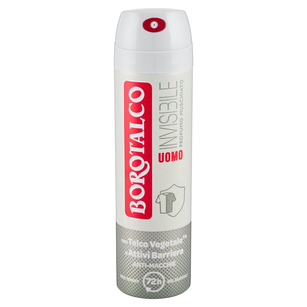 Borotalco Uomo Invisibile Profumo Muschiato Deo Spray 150 ml