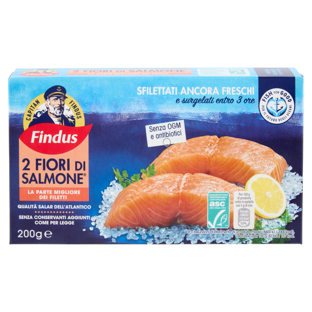 Capitan Findus 2 Fiori di Salmone 200 g