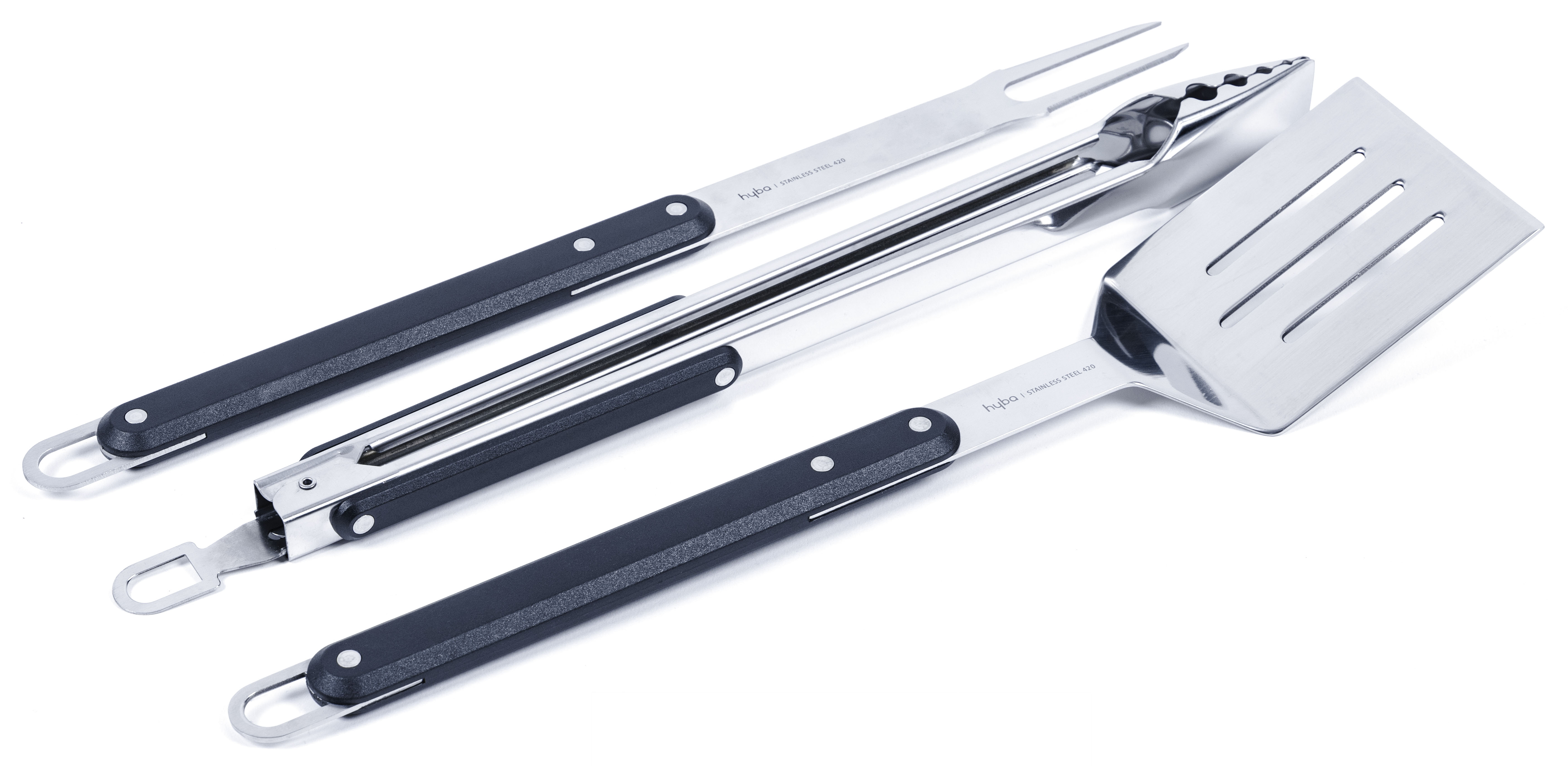 Hyba Pinza, forcella e spatola per barbecue