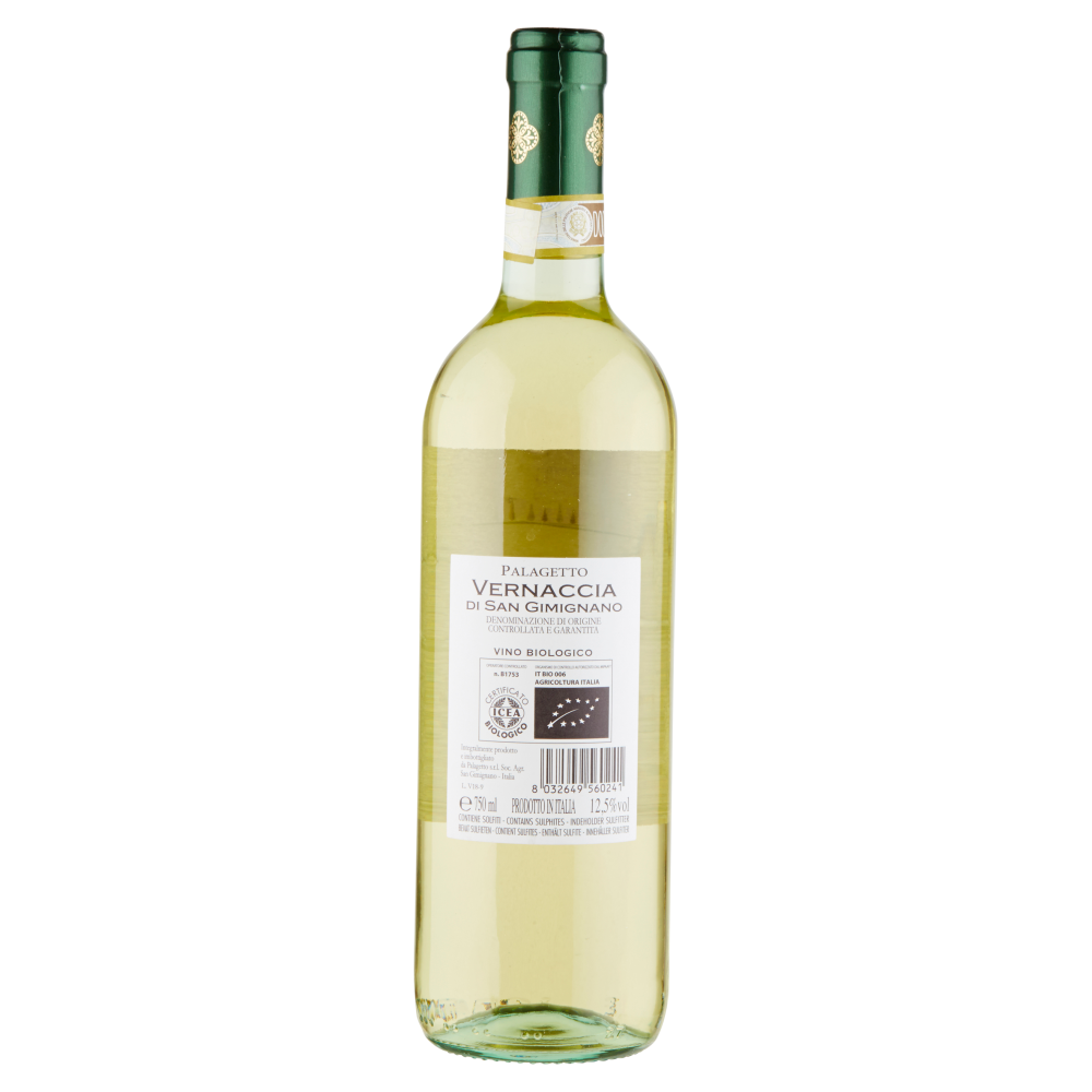 Palagetto Vernaccia di San Gimignano DOCG Vino Biologico 750 ml
