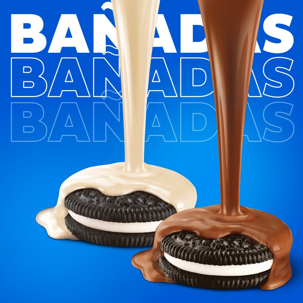 OREO Banadas Choco Biscotti con copertura al Gusto di Cioccolato al Latte 247g - 7 monoporzioni da 41g 