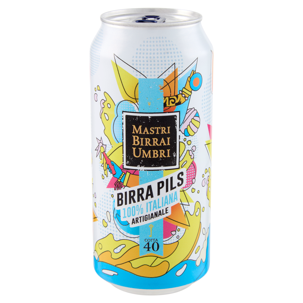 Mastri Birrai Umbri Birra Pils 100% Italiana Artigianale Cotta 40 440 ml