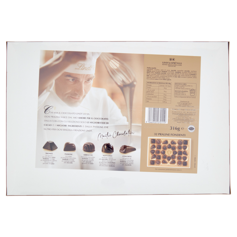 Lindt Piacevolmente Insieme Cioccolatini assortiti Scatola regalo 316g