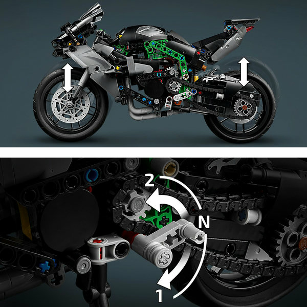 LEGO Technic Motocicletta Kawasaki Ninja H2R