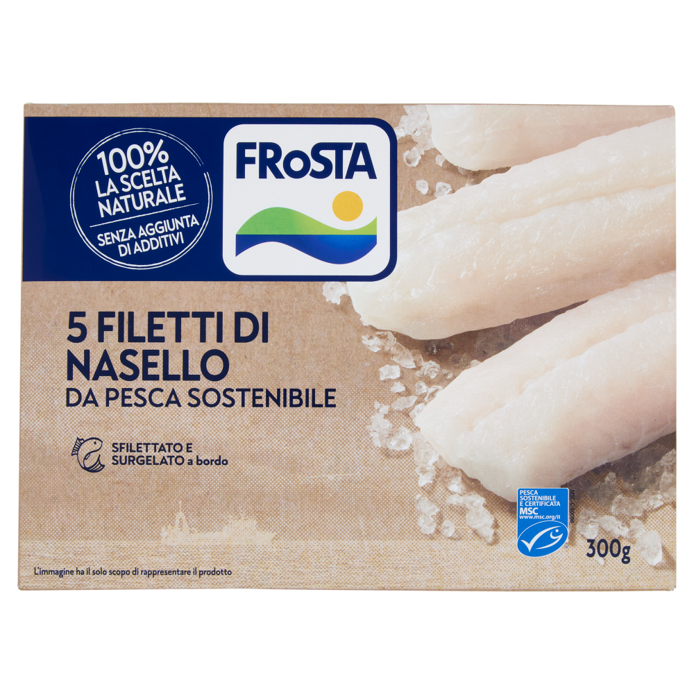 FRoSTA 5 Filetti di Nasello da Pesca Sostenibile 300 g