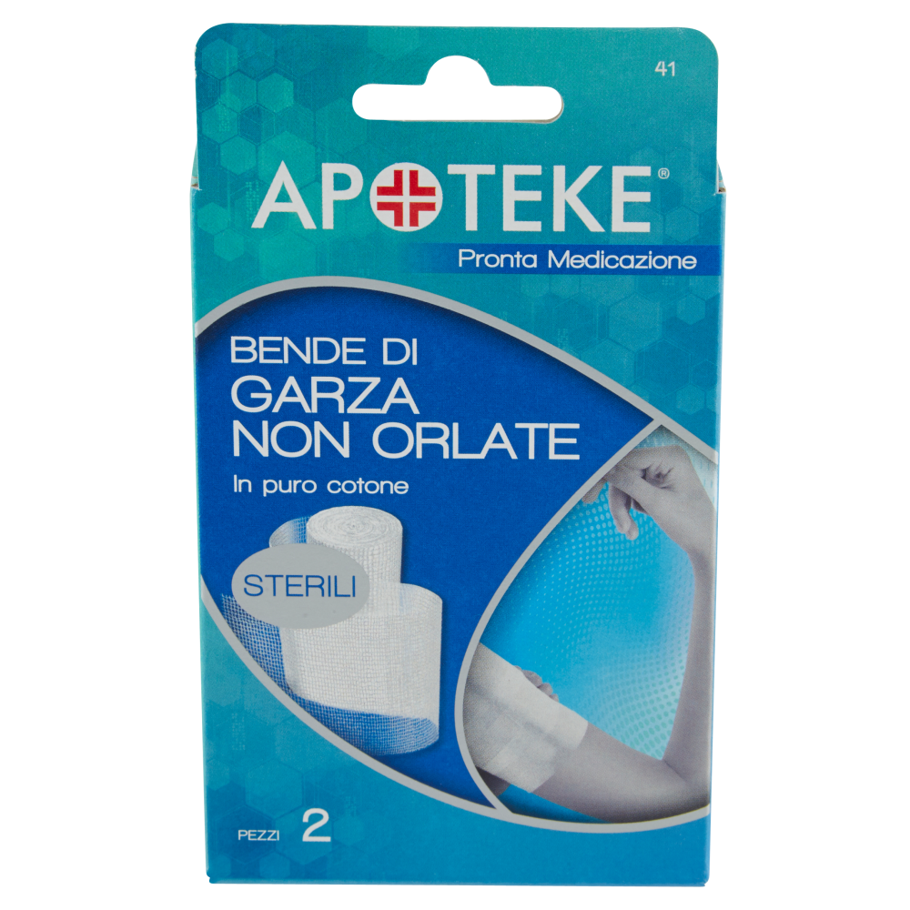 Apoteke Pronta Medicazione Bende di Garza Non Orlate 2 pz