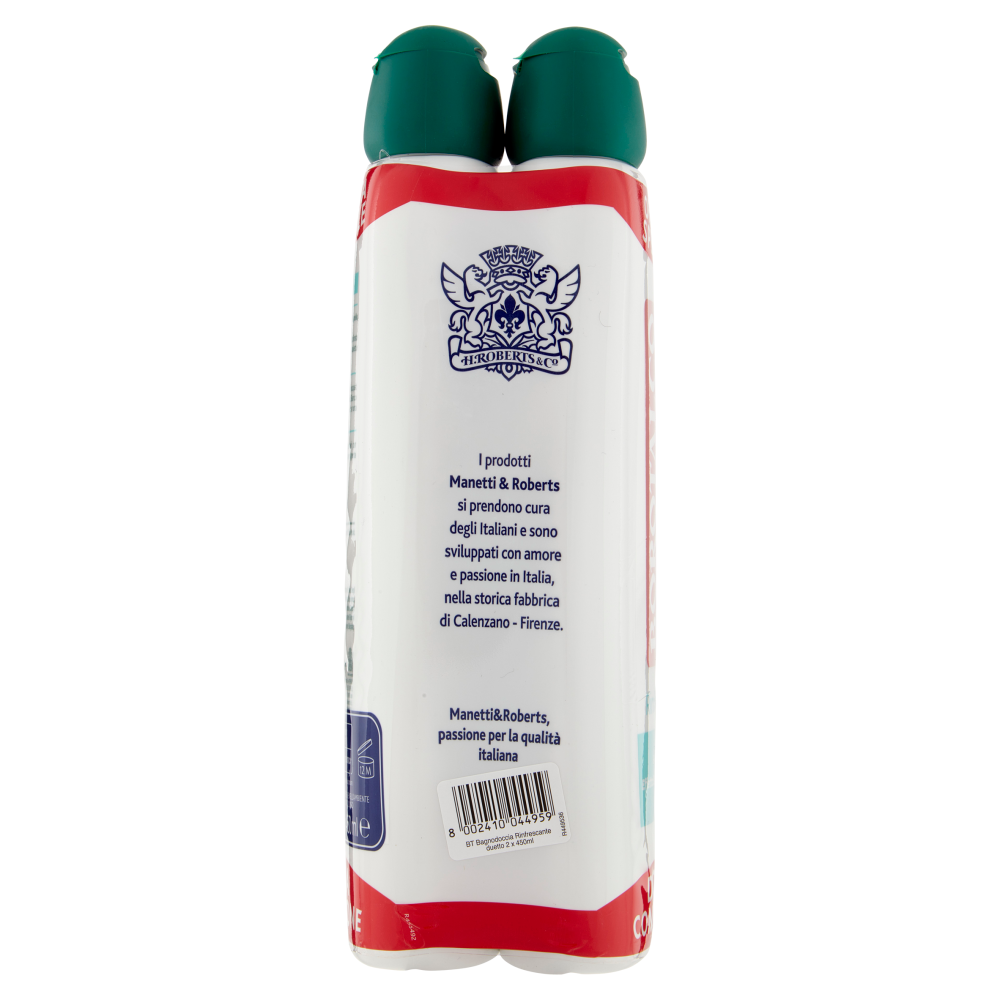 Borotalco Muschio Bianco Rinfrescante Bagnodoccia 2 x 450 ml