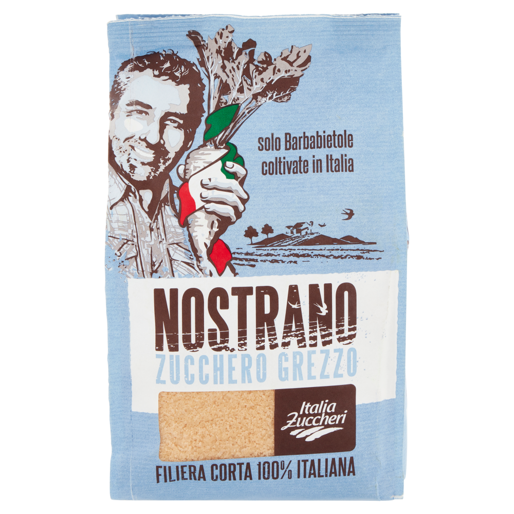 Italia Zuccheri Nostrano - Zucchero grezzo di barbabietola 750g