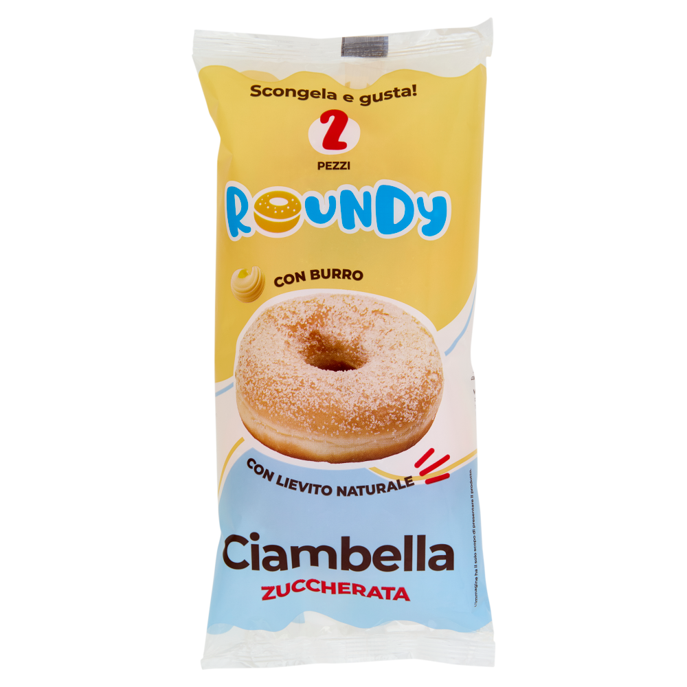 Roundy Ciambella Zuccherata 2 Pezzi 120 g