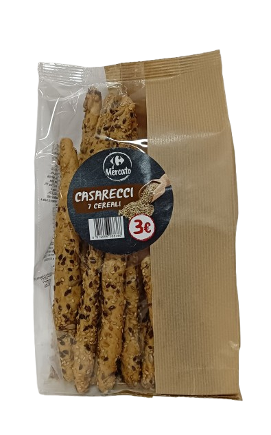 Carrefour il Mercato Grissini Caserecci 7 cereali 200 g