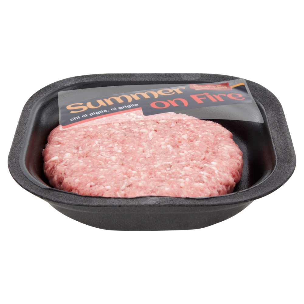 Martini Summer on Fire Maxi Hamburger di Suino e Bacon con Sale Rosa dell'Himalaya 0,180 kg