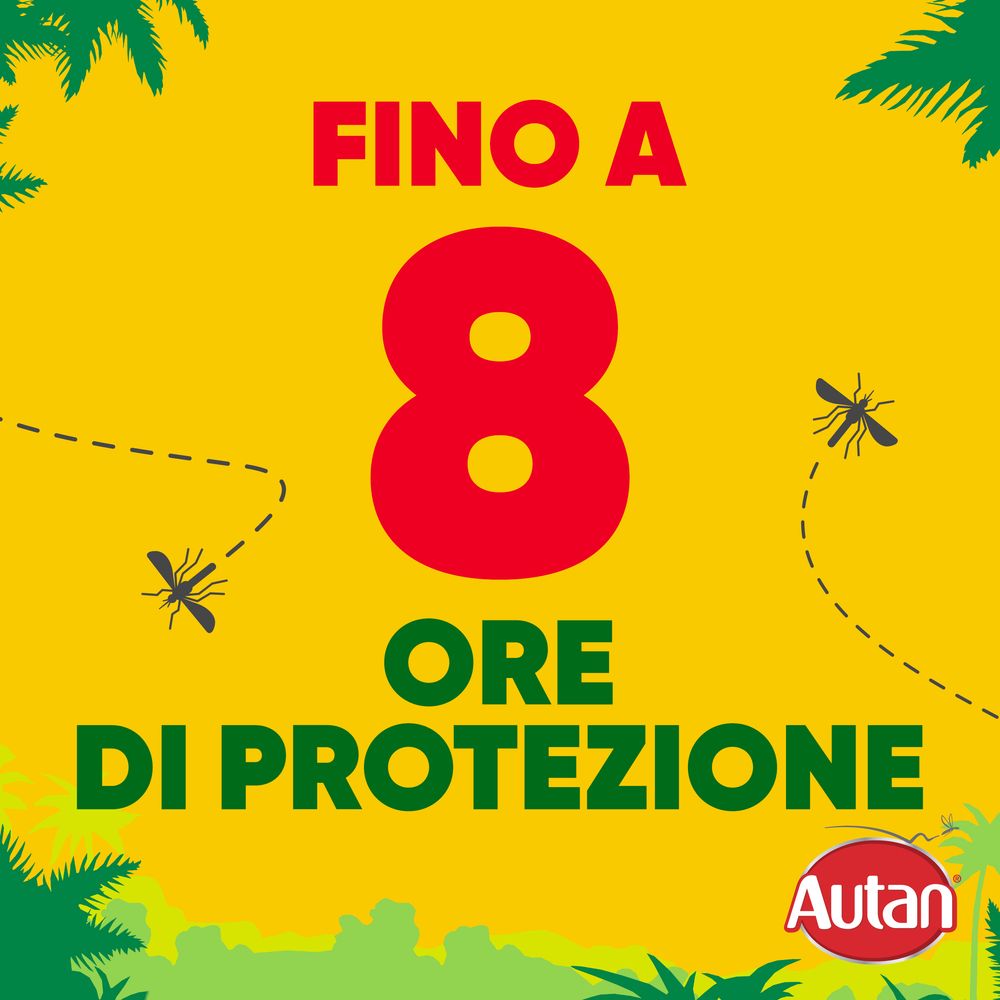 Autan Tropical Vapo, Repellente Zanzare con Azione Protettiva Duratura, Fino a 8 ore di protezione, Adatto ai Viaggi in Luoghi Tropicali, 100 ml