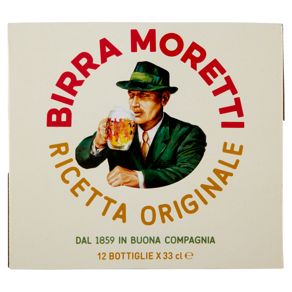 Birra Moretti Ricetta Originale 12 x 33 cl