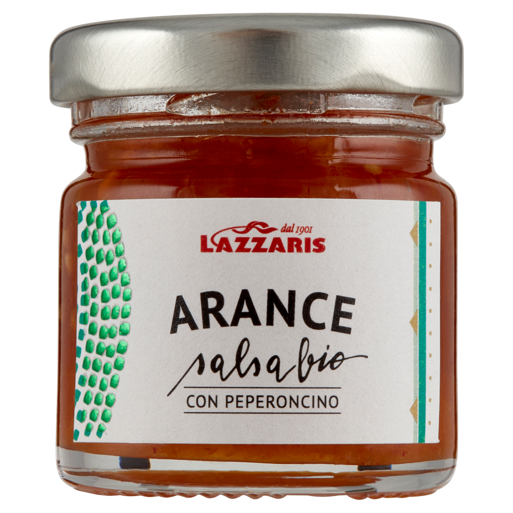 Lazzaris Arance salsa bio con Peperoncino 40 g