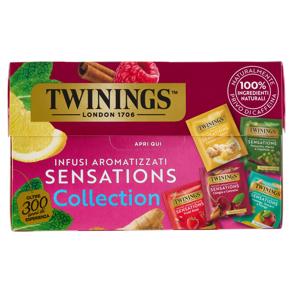Twinings Infusi Collection Confezione con 5 diversi infusi 20 filtri 36 g