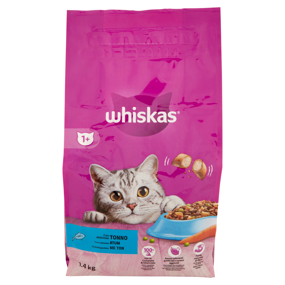 Whiskas Crocchette con delizioso Tonno 1,4 kg