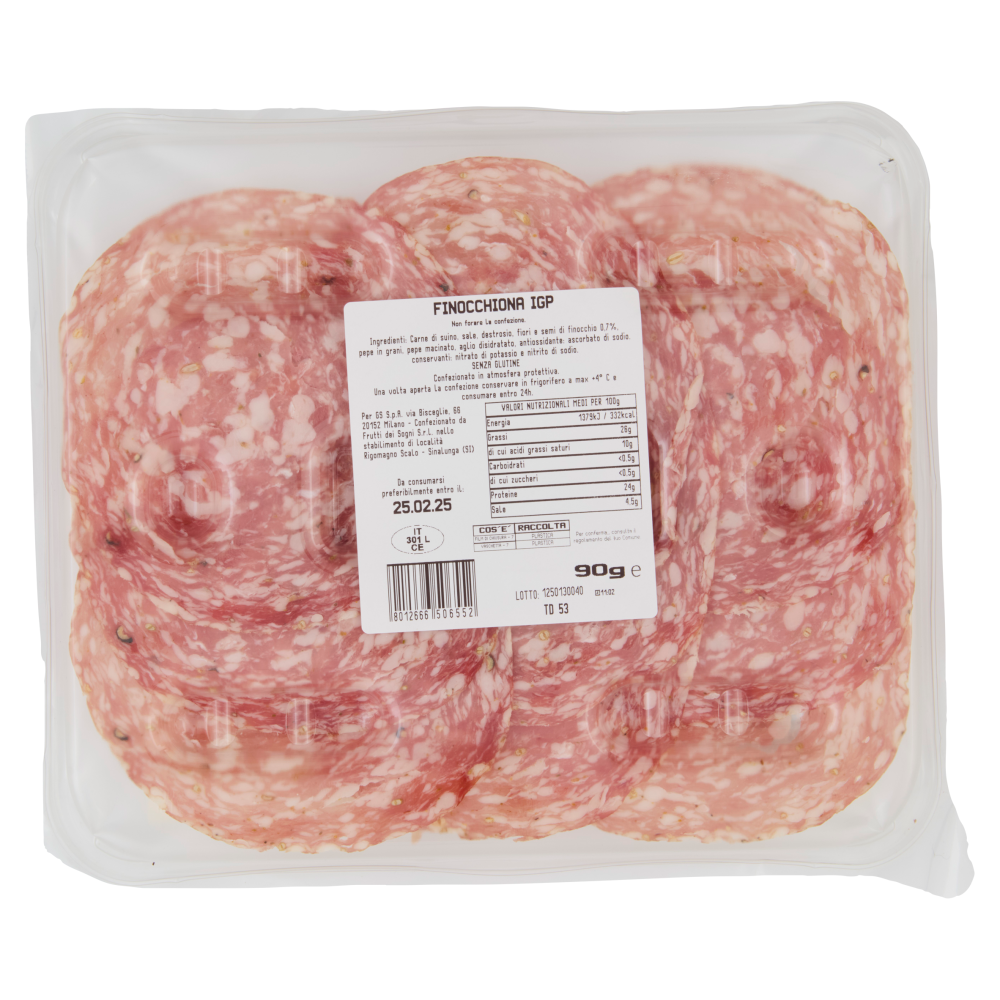 Terre d'italia Finocchiona IGP 90 g