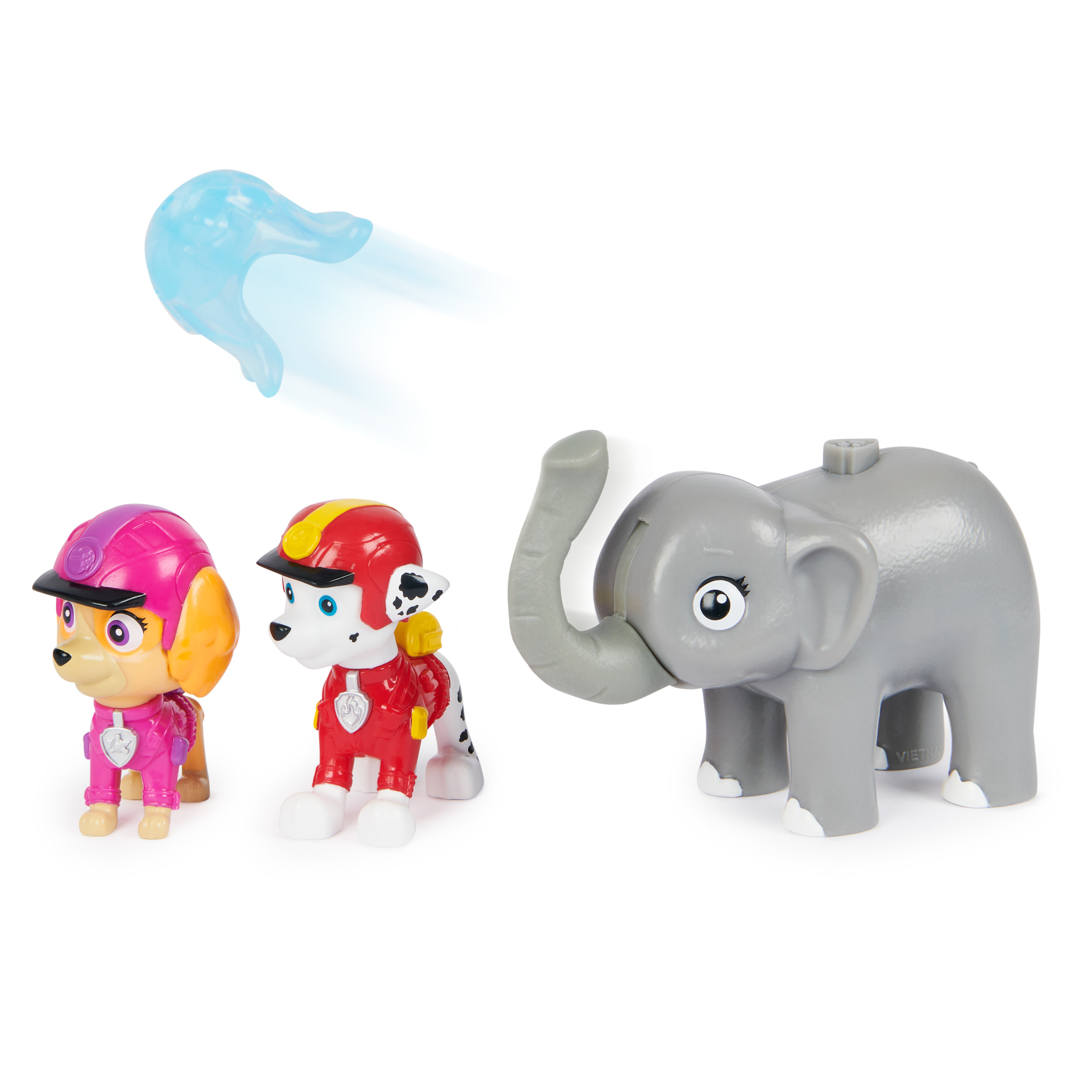 PAW Patrol : Jungle Pups Chase, Tracker & Tiger, action figure con lanciamissili, giocattoli per bambini e bambine da 3 anni in su
