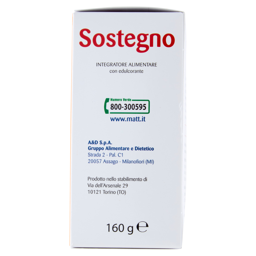 Matt Divisione Pharma Sostegno 20 buste Gusto Arancia 160 g