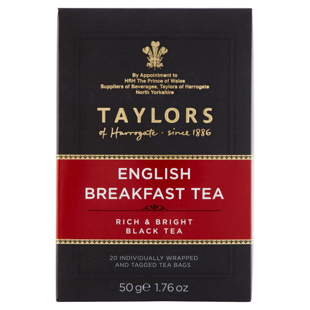 Taylors of Harrogate English Breakfast Tea 20 Tea Bags 50 g