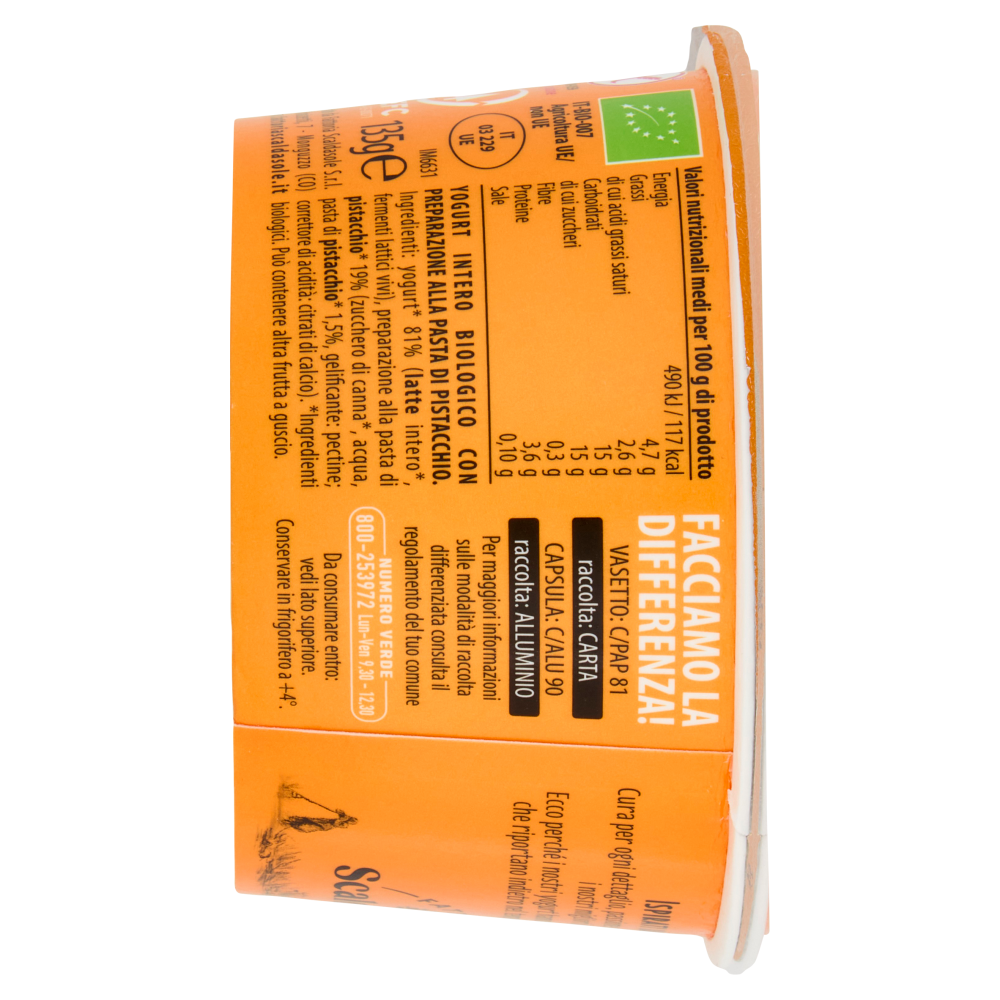Fattoria Scaldasole Pistacchio yogurt biologico135 g