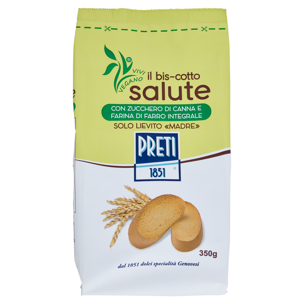 Preti il bis-cotto salute 350 g