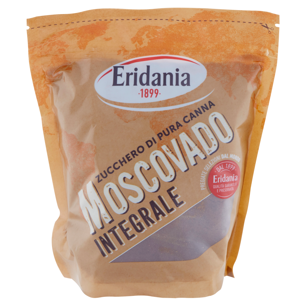 Eridania Zucchero di Pura Canna Moscovado Integrale 500 g