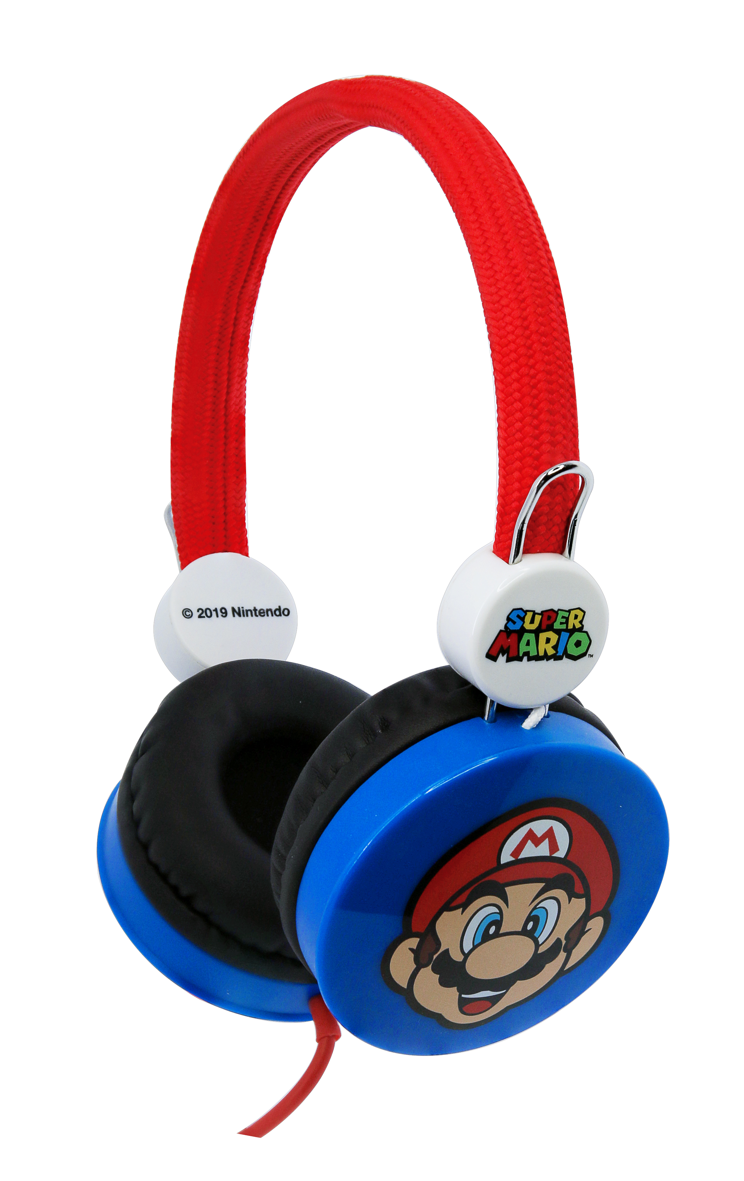 OTL Technologies Super Mario Cuffie Cablato A Padiglione MUSICA Nero, Blu, Rosso, Bianco
