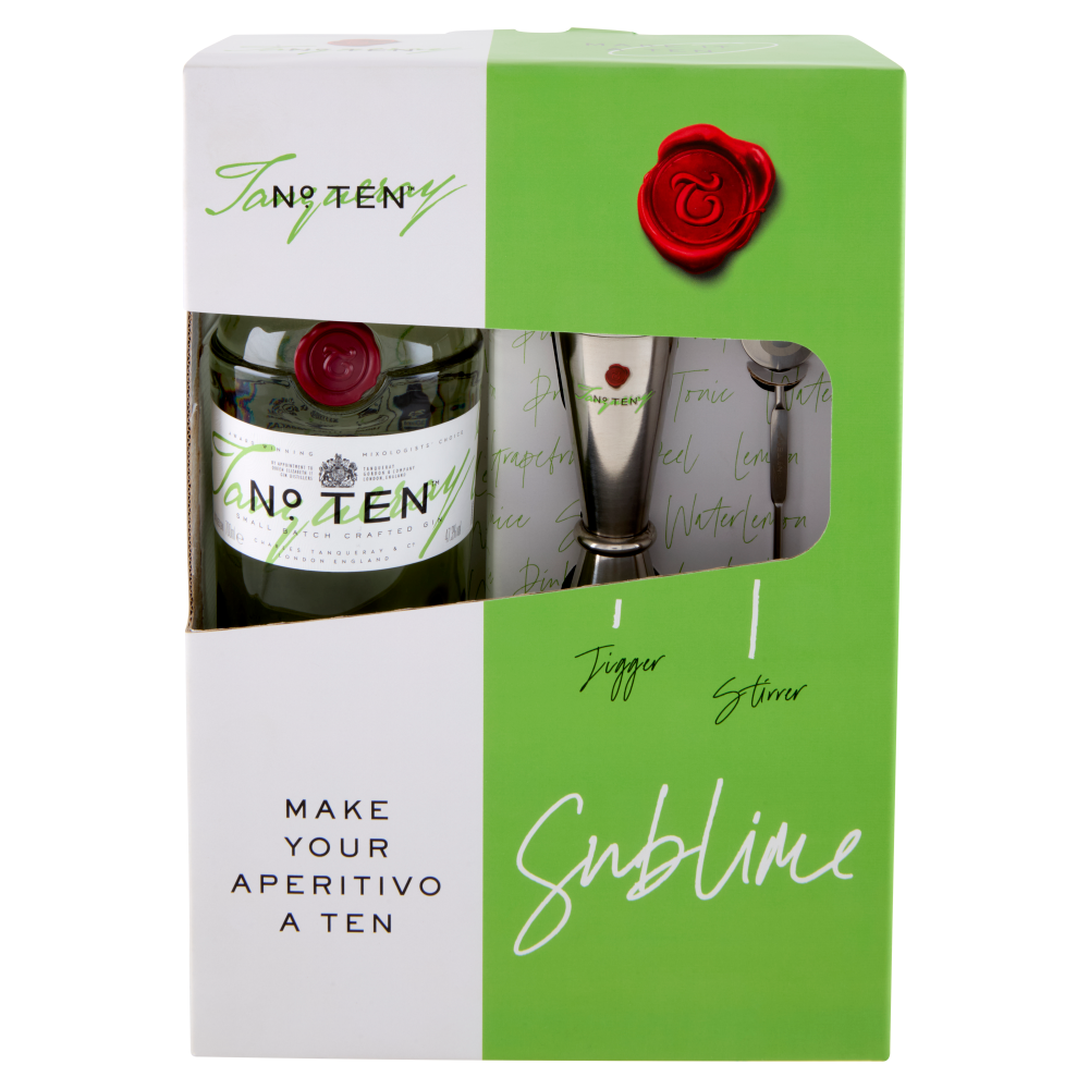 Tanqueray N°Ten 700 ml + Jigger e Stirrer