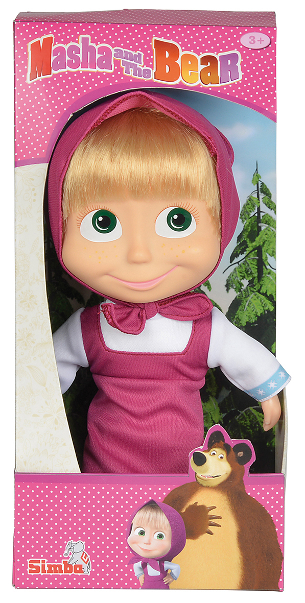 Simba Toys Masha Bambola 23cm C/Cap Asst