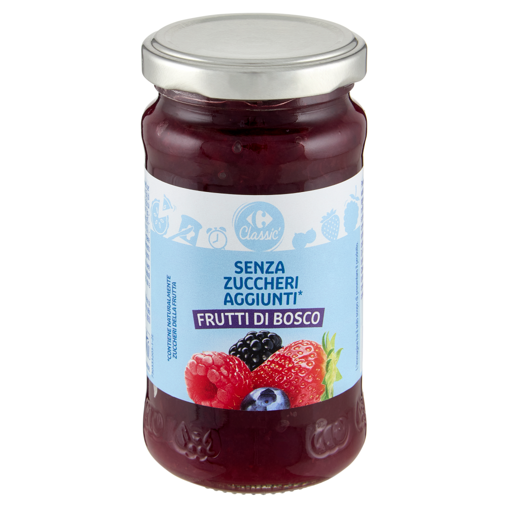 Carrefour Classic Senza Zuccheri Aggiunti* Frutti di Bosco 220 g