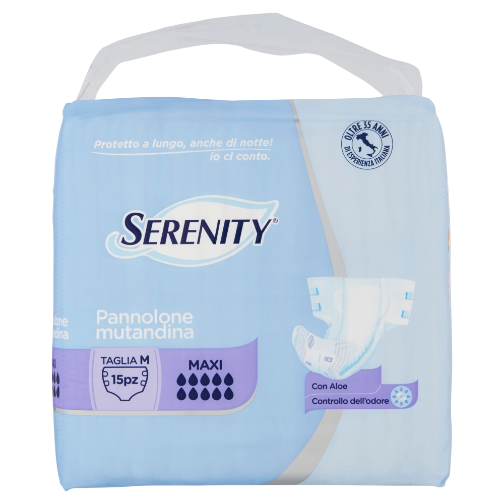 Serenity Pannolone mutandina Maxi Taglia M 15 pz