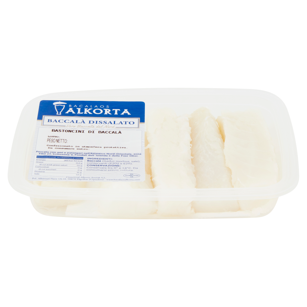 Bacalaos Alkorta Bastoncini di Baccalà 0,200 kg