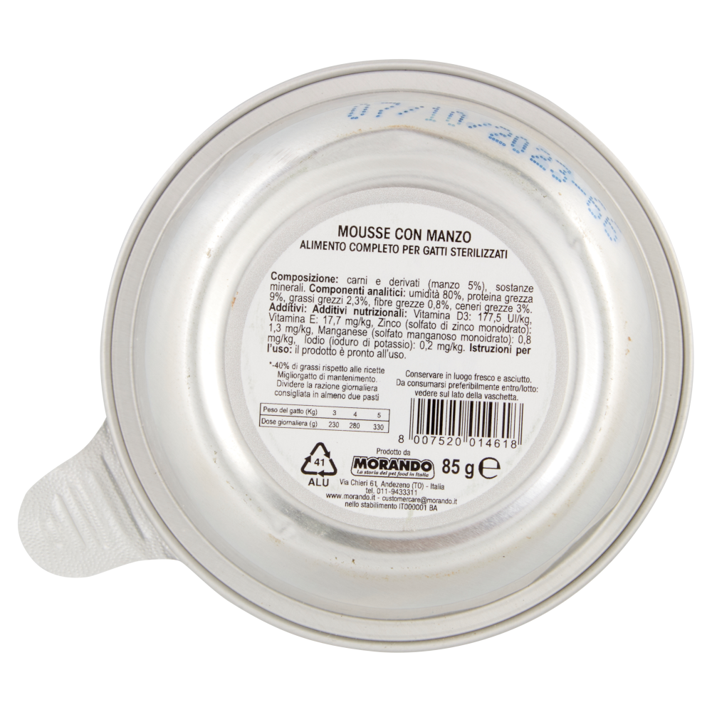 Migliorgatto Sterilized Tenera Mousse con Manzo 85 g