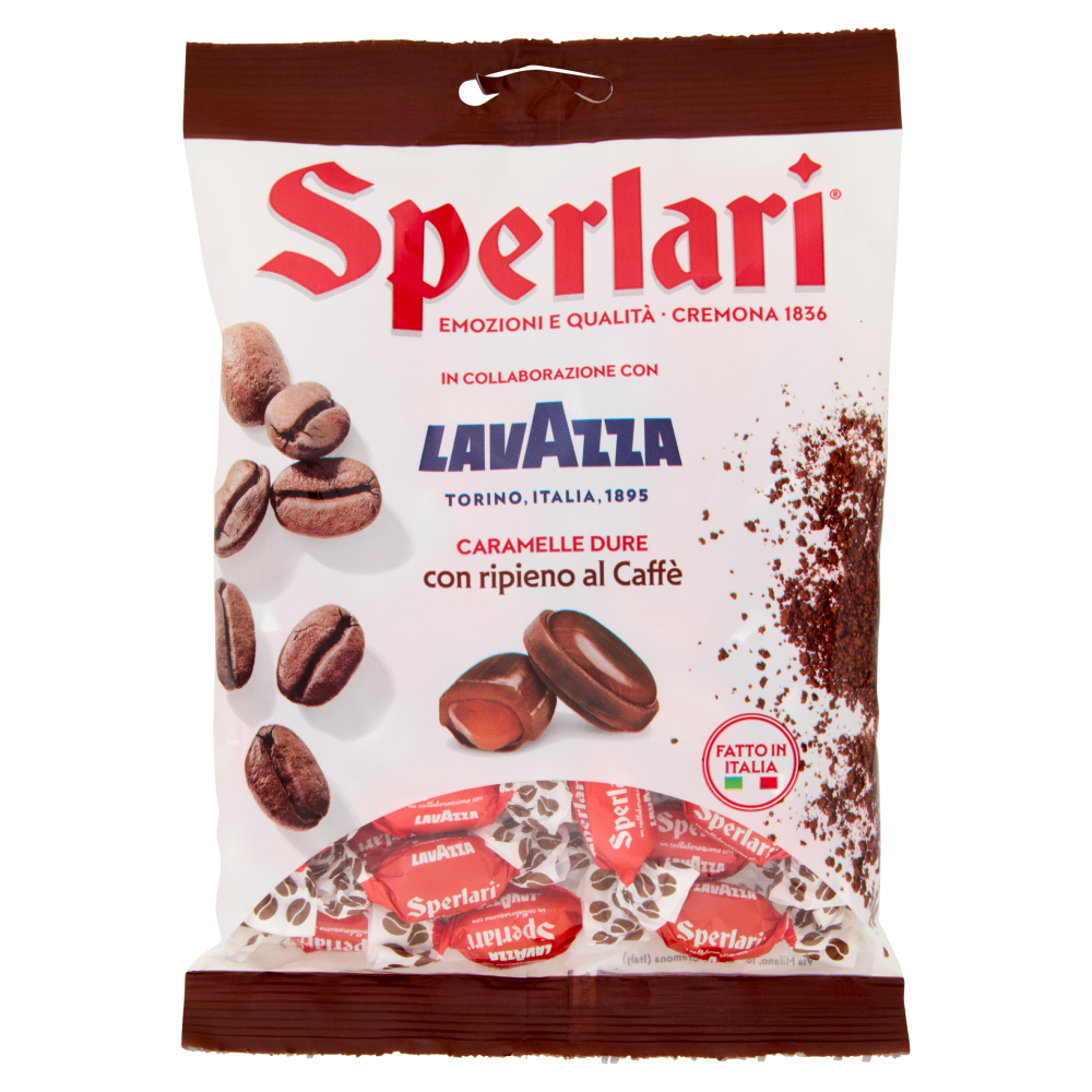 Sperlari Lavazza Caramelle Dure con ripieno al Caffè 150 g