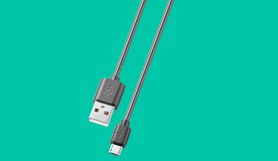 PLOOS - CABLE 200cm - MICRO USB Cavo MICRO USB per ricarica e trasferimento dati