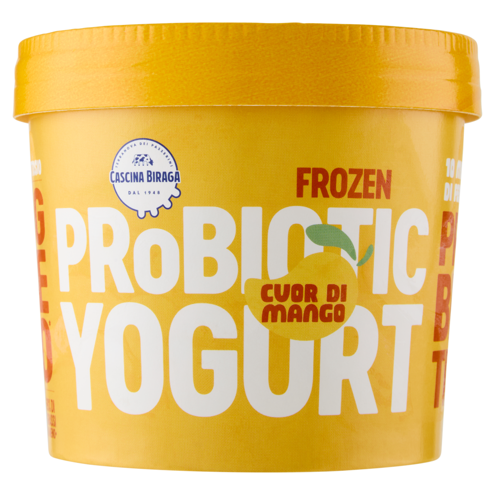 Cascina Biraga Frozen Probiotic Yogurt Cuor di Mango 320 g